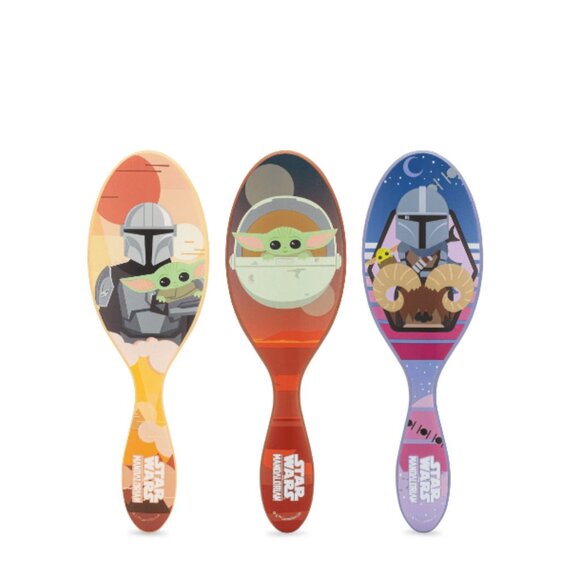 Wet Brush Accessories - Wet Brush Star Wars The Mandalorian Original Detangler 3-Pack - All Hair Types